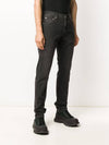 Logo Back Print Denim Jeans Black - ALEXANDER MCQUEEN - BALAAN 3