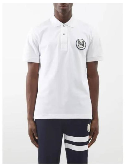 Monogram Polo Shirt White - MONCLER - BALAAN 2