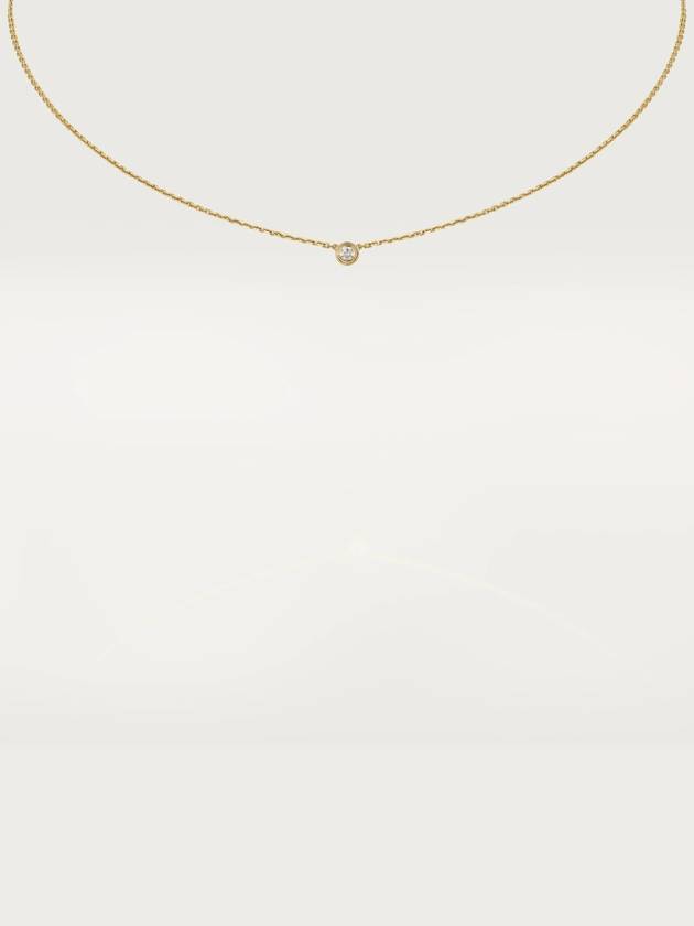 Damour XS Necklace Gold - CARTIER - BALAAN 3