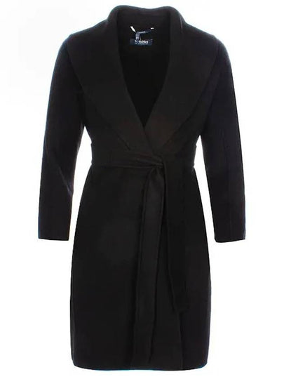 Messi Virgin Wool Single Coat Navy - MAX MARA - BALAAN 2