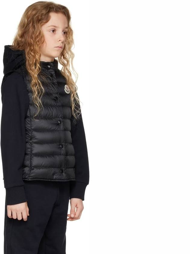 Kids LIANE Lightweight Padded Vest Black Girls 8A - MONCLER - BALAAN 2