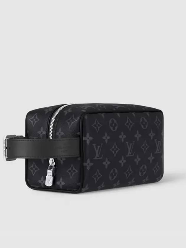 Trousse Toilette Locker Dopp Kit Monogram Eclipse Pouch Bag Black - LOUIS VUITTON - BALAAN 5