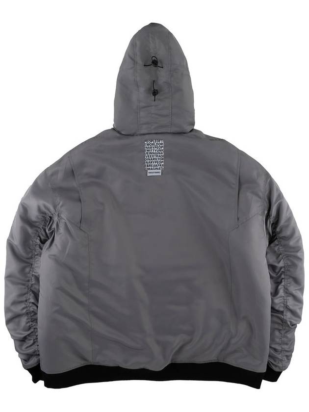 Warm Heating MA 1 Padded Anorak_GY - PEOPLE OF THE WORLD - BALAAN 3