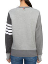 4 Bar Striped Knit Top Grey - THOM BROWNE - BALAAN 4