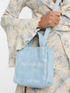 Denim logo mini tote bag - ACNE STUDIOS - BALAAN 4