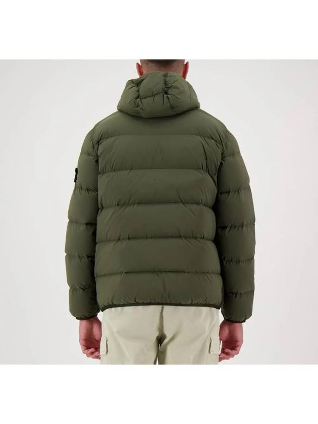 Seamless Tunnel Nylon Down Padding Green - STONE ISLAND - BALAAN 7