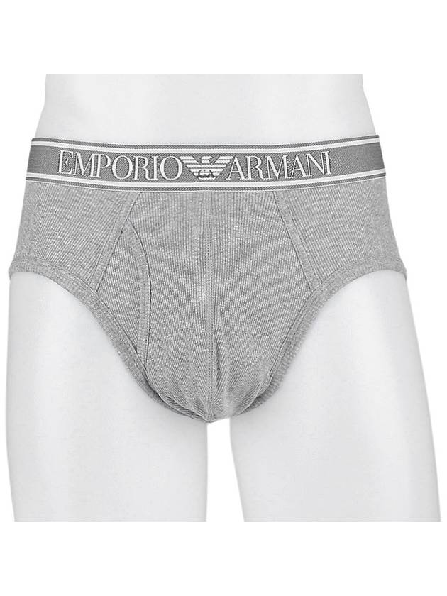 Rib Triangle Briefs - EMPORIO ARMANI - BALAAN 2