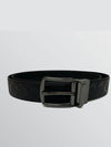 Debossed signature leather reversible belt - COACH - BALAAN 6