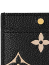 Monogram Empreinte Leather Card Wallet Black - LOUIS VUITTON - BALAAN 5