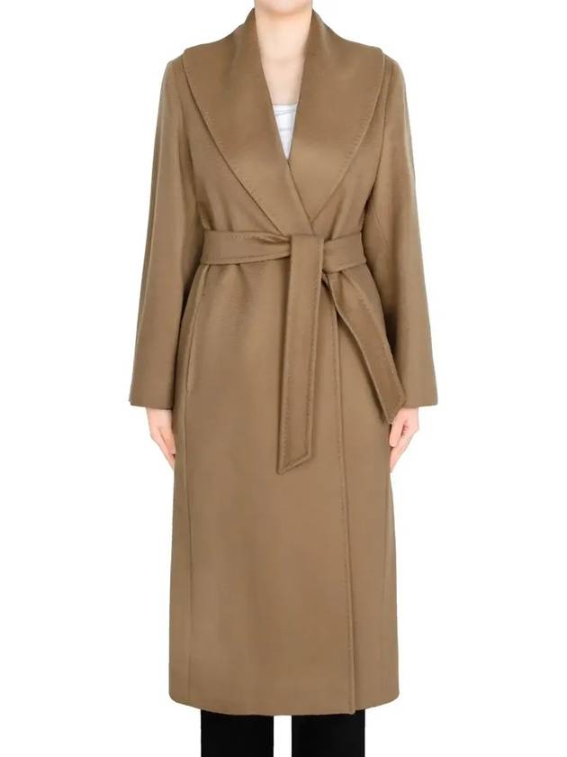 Women's Loriana Wool Single Coat Camel - MAX MARA - BALAAN 2