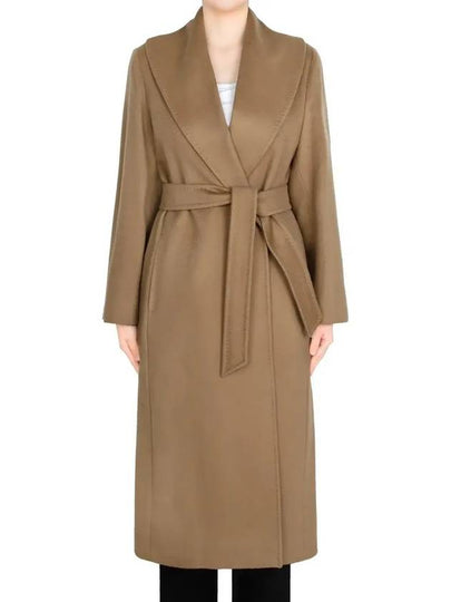 Women's Loriana Wool Single Coat Camel - MAX MARA - BALAAN 2