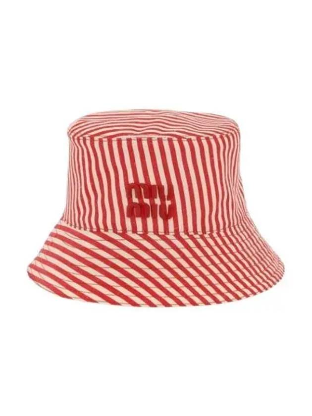 Reversible Bucket Hat Pouch Bag Set Red - MIU MIU - BALAAN 2