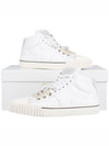 Canvas Leather High-Top Sneakers White - MAISON MARGIELA - BALAAN 11