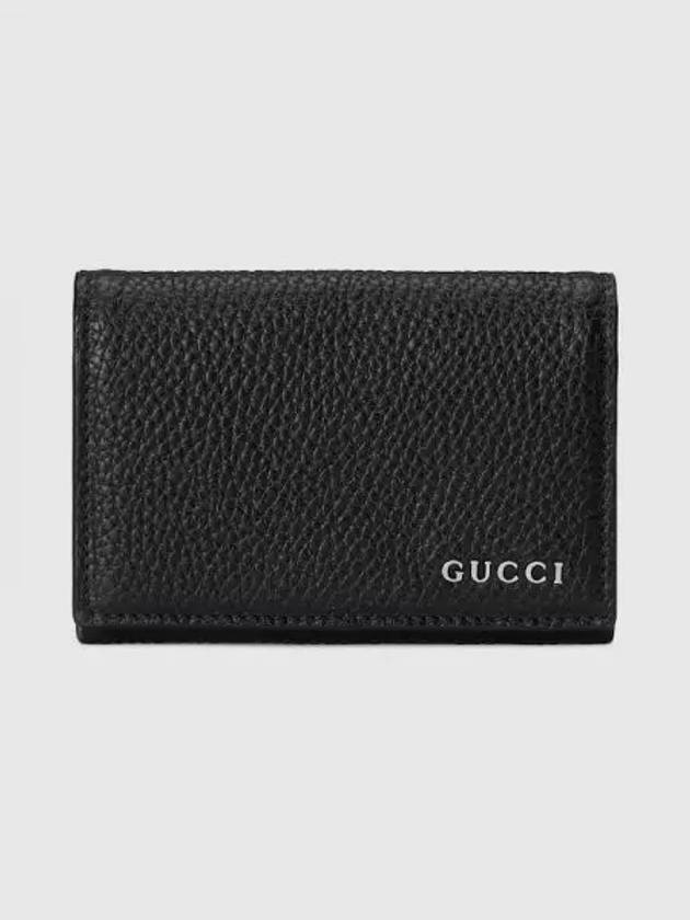 Logo Bifold Long Card Wallet Black - GUCCI - BALAAN 2