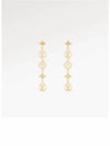 LV Lace Earrings Gold - LOUIS VUITTON - BALAAN 2