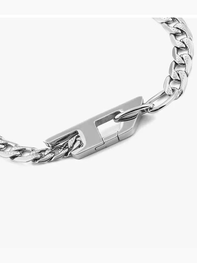 Chain Stainless Steel Bracelet Silver - DIESEL - BALAAN 4