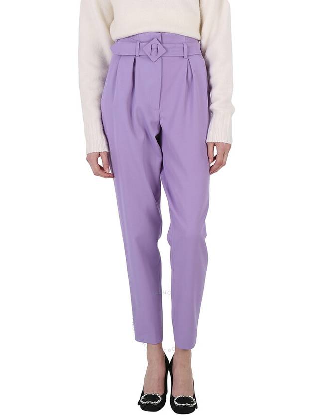 Women s Straight Pants Moschino Ladies Violet Leg Trousers Brand Size 36 US 2 - MOSCHINO - BALAAN 2