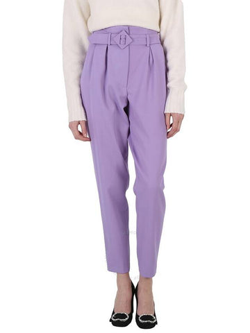 Women s Straight Pants Moschino Ladies Violet Leg Trousers Brand Size 36 US 2 - MOSCHINO - BALAAN 1