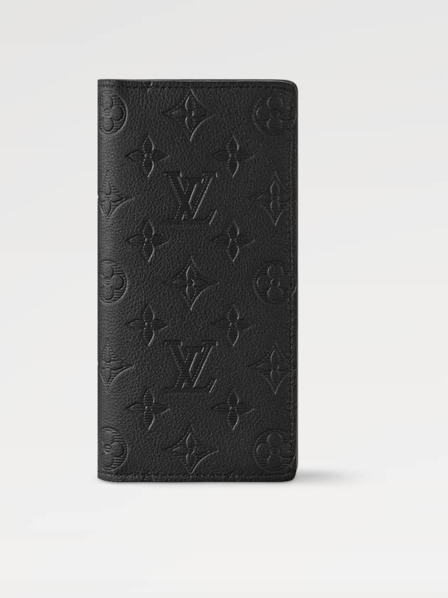 Brazza Wallet Monogram Shadow Black - LOUIS VUITTON - BALAAN 2