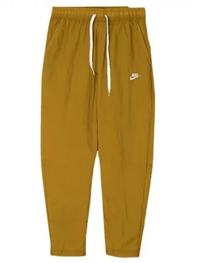 Men's Club Woven Lightweight Track Pants Bronzine - NIKE - BALAAN 1