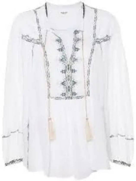 24 SILEKIA HT0371FA B1J15E 20WH Cotton Shirt 1243998 - ISABEL MARANT - BALAAN 1