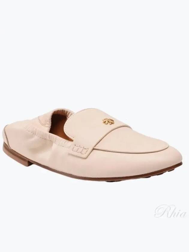 Ballet Double T Napa Leather Loafers New Cream - TORY BURCH - BALAAN 2