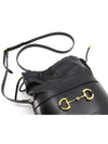 Women's 1955 Horsebit Small Bucket Bag Black - GUCCI - BALAAN 5