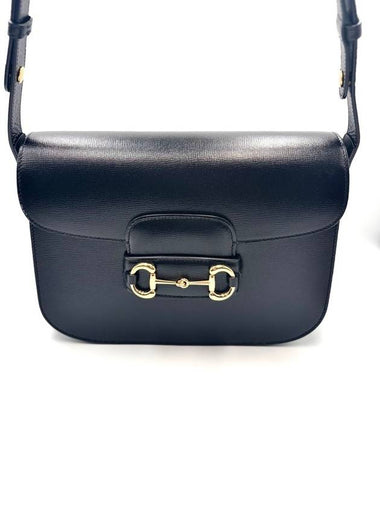 Horsebit 1955 shoulder bag small black - GUCCI - BALAAN 1