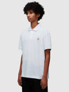 Logo Polo Shirt Optical White - MONCLER - BALAAN 3