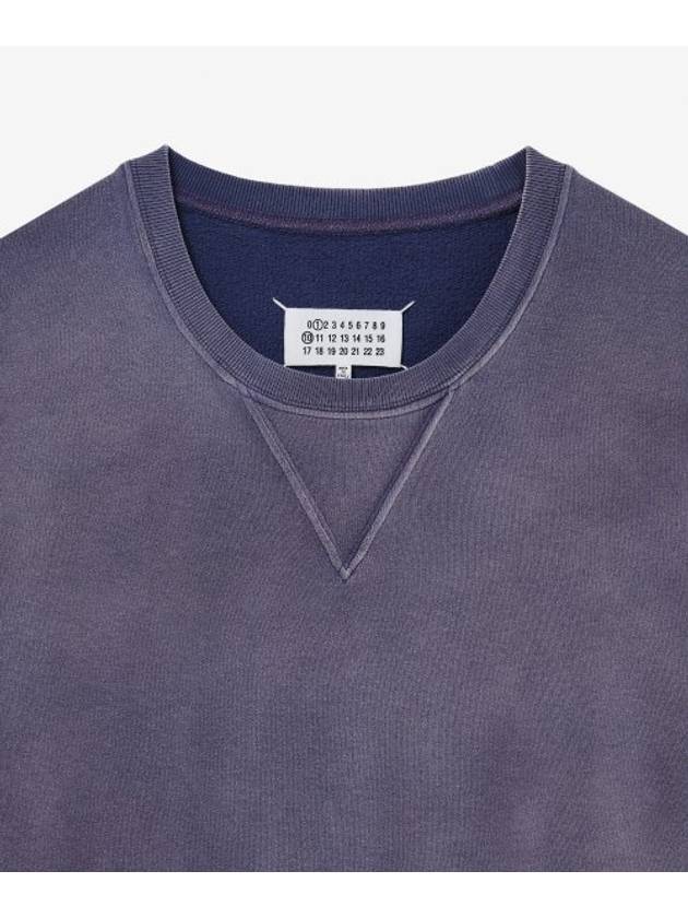 Men's Organic Cotton Short Sleeve T-Shirt Lilac - MAISON MARGIELA - BALAAN 4