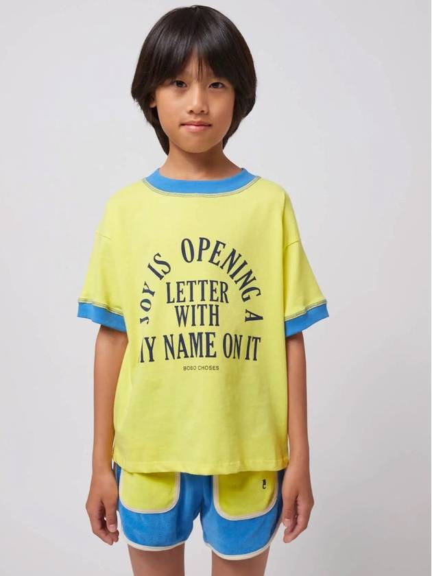 Children s Short Sleeve T Shirt Joy Is B125AC015 - BOBO CHOSES - BALAAN 4