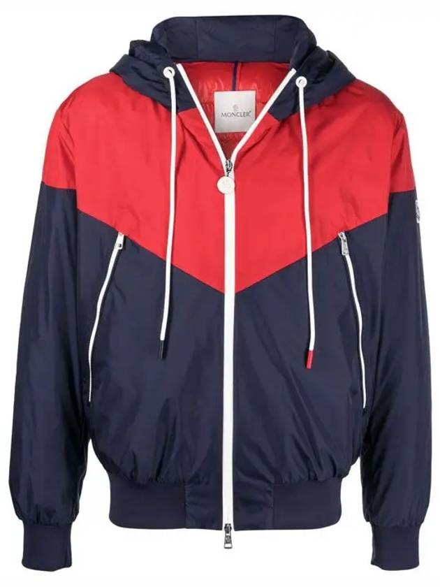 Men's Bukret Windbreaker Dark Blue - MONCLER - BALAAN 3