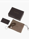 Intrecciato Leather Key Holder Brown - BOTTEGA VENETA - BALAAN 5