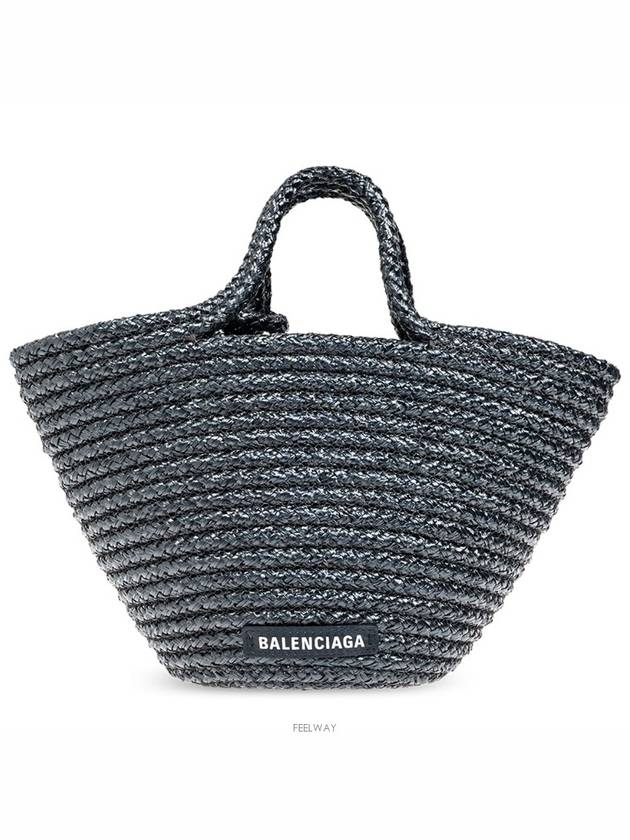 Ibiza Small Tote Bag Navy - BALENCIAGA - BALAAN 3