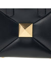 Small One-Stud Tote Bag Black - VALENTINO - BALAAN 8