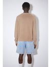 Organic Crewneck Knit Top Beige - ACNE STUDIOS - BALAAN 4