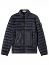 Bio Ripstop Nylon Down Padding Navy - STONE ISLAND - BALAAN 2