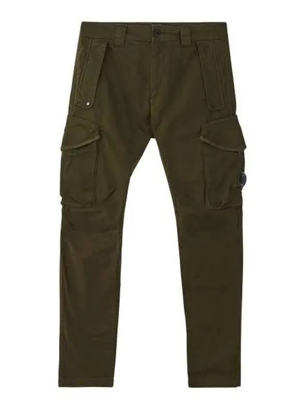 Lens Detail Panel Cargo Straight Pants Green - CP COMPANY - BALAAN 2