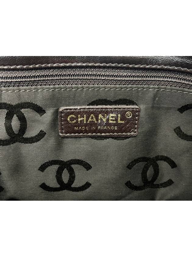 Light blue quilted denim canvas 8th division chain shoulder bag 4VCHB27321 - CHANEL - BALAAN 9