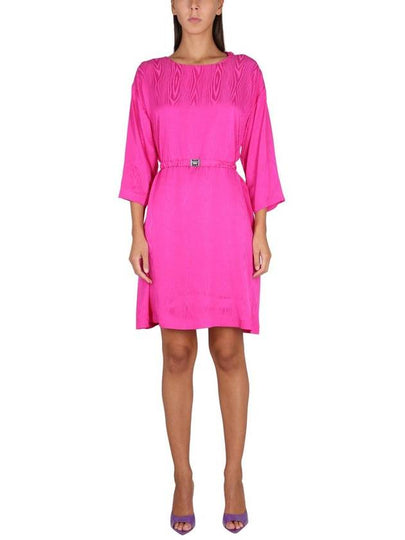 Boutique Midi Dress 04201130 0219 FUCHSIA - MOSCHINO - BALAAN 2