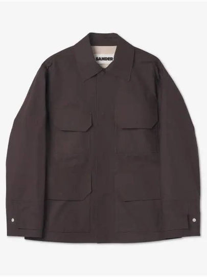 Sports Pocket Jacket Dark Brown - JIL SANDER - BALAAN 2