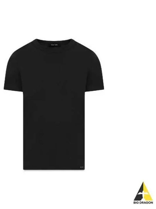 Crew Neck Solid Short Sleeve 3COLOR T4M081040 - TOM FORD - BALAAN 1