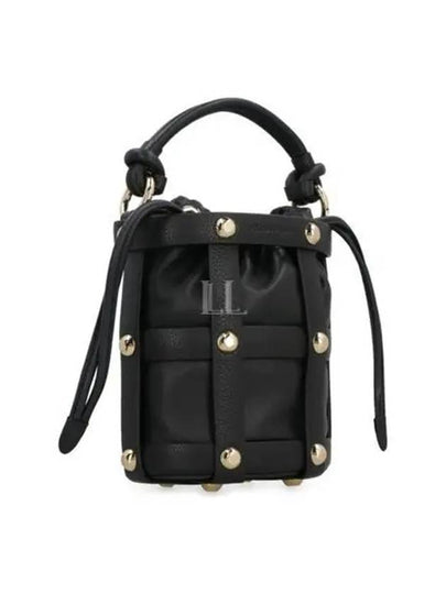 Cage Bag Small Bucket Bag Black - SALVATORE FERRAGAMO - BALAAN 2