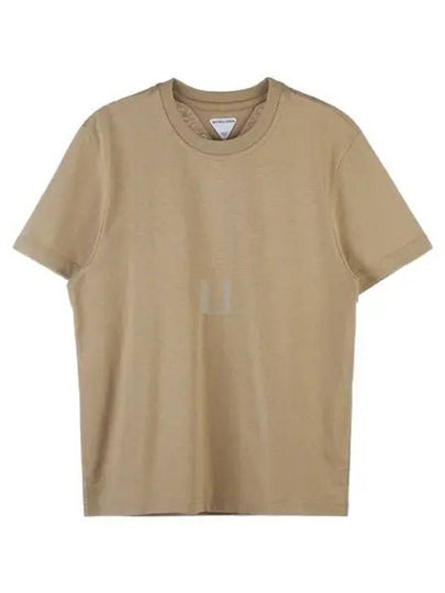 Cotton Short Sleeve T-Shirt Wood - BOTTEGA VENETA - BALAAN 2