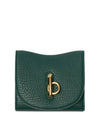 Rocking Horse Leather Half Wallet Green - BURBERRY - BALAAN 1