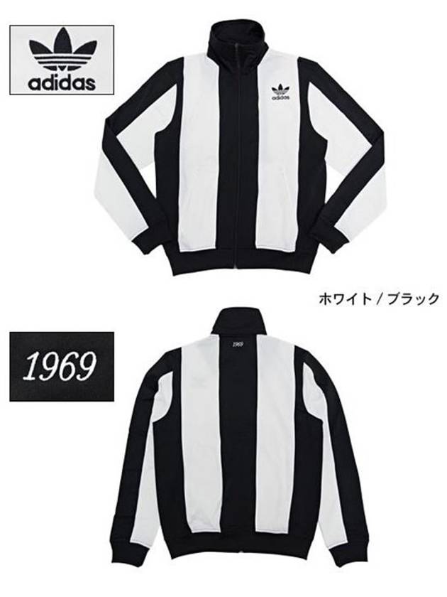 01AB7456OriginalTricot 1969 Track TopBlack White - ADIDAS - BALAAN 8