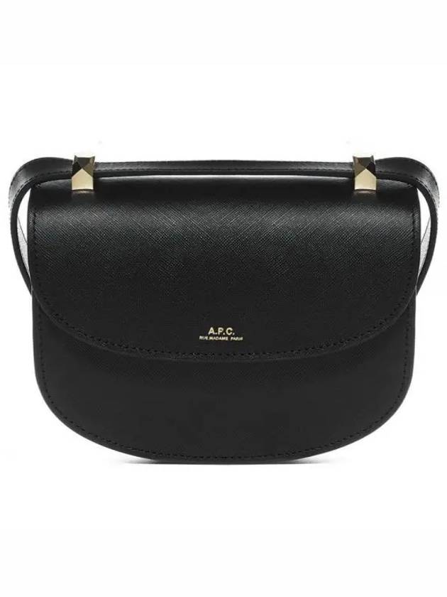 Geneve Mini Saffiano Cross Bag Black - A.P.C. - BALAAN 2