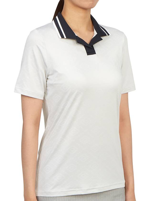 Women's Sammy Polo Shirt Cloud White - J.LINDEBERG - BALAAN 4