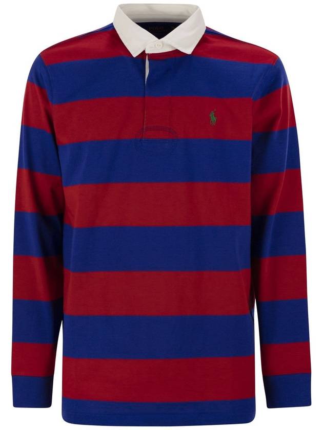 Striped Polo Shirt Red Royal - POLO RALPH LAUREN - BALAAN 2