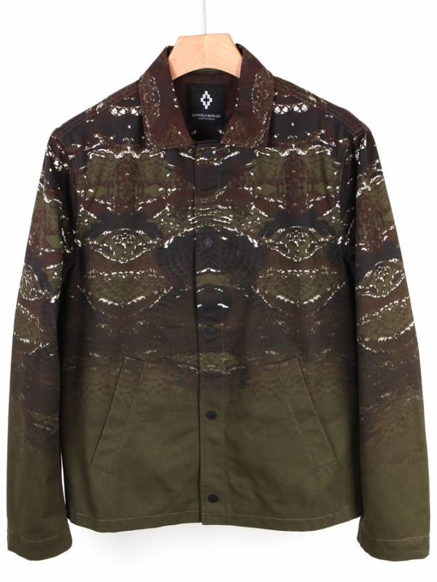 BANES coach jacket khaki - MARCELO BURLON - BALAAN 1